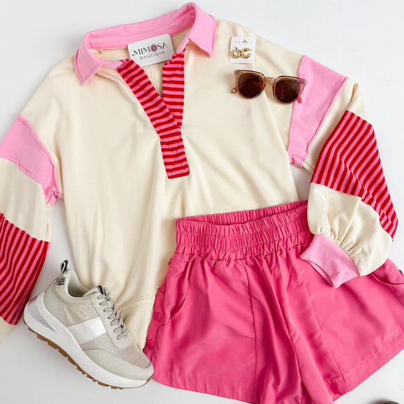 Striped Perfection Pullover