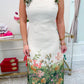 Eloise Braided Floral Midi Dress