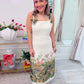 Eloise Braided Floral Midi Dress