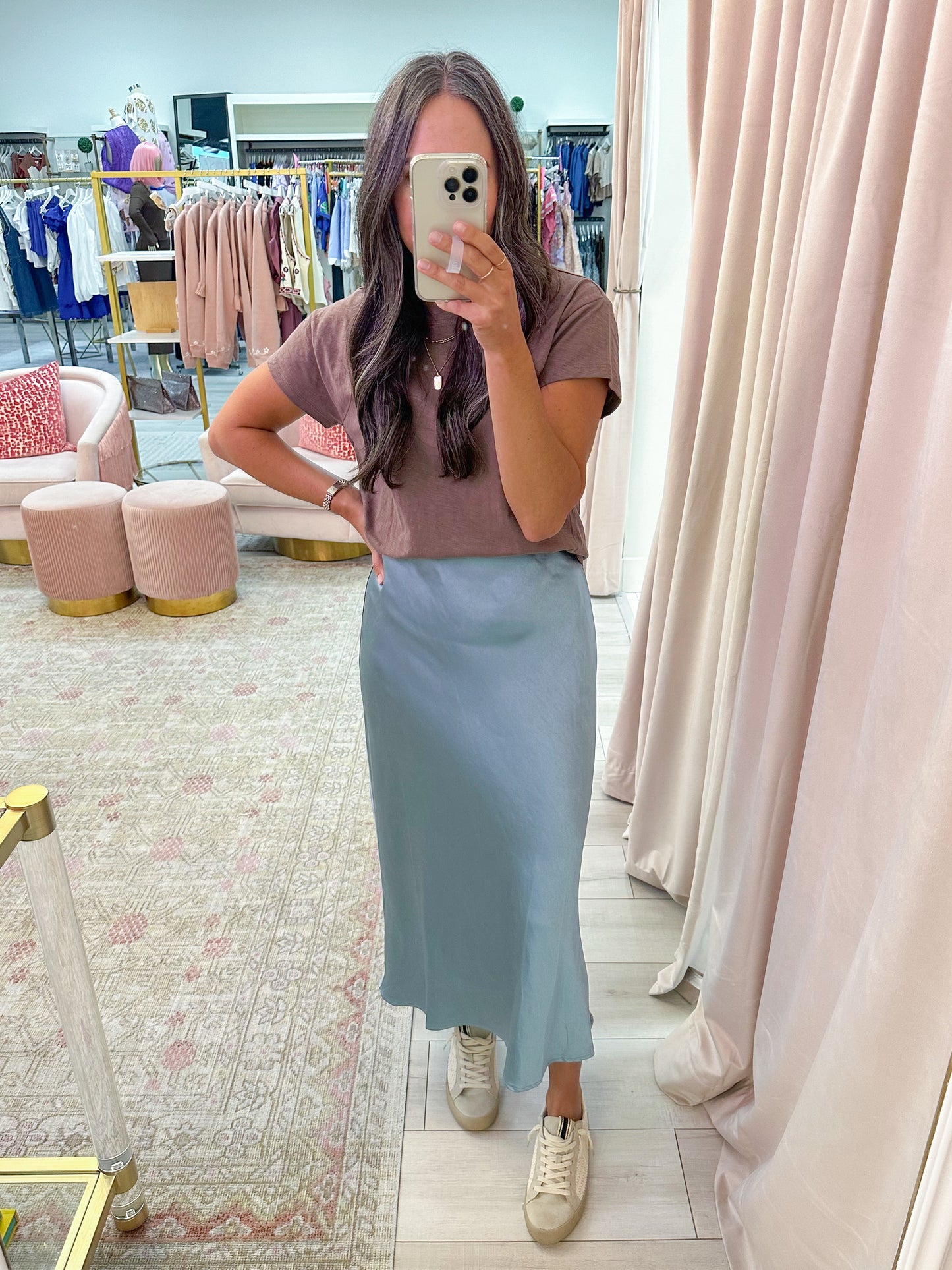 Manhattan Dream Midi Skirt