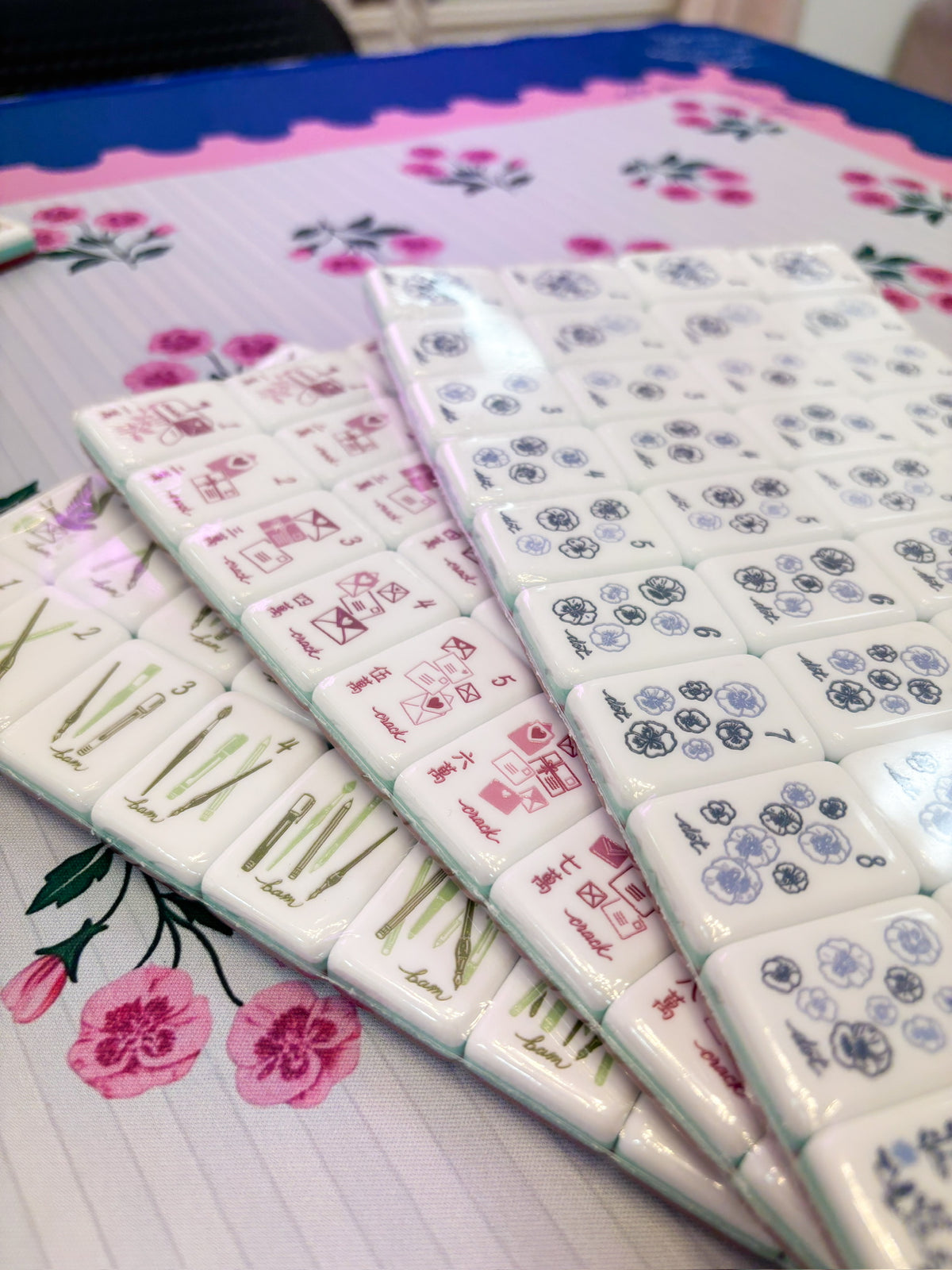 Violet Hour Mahjong Tile Set
