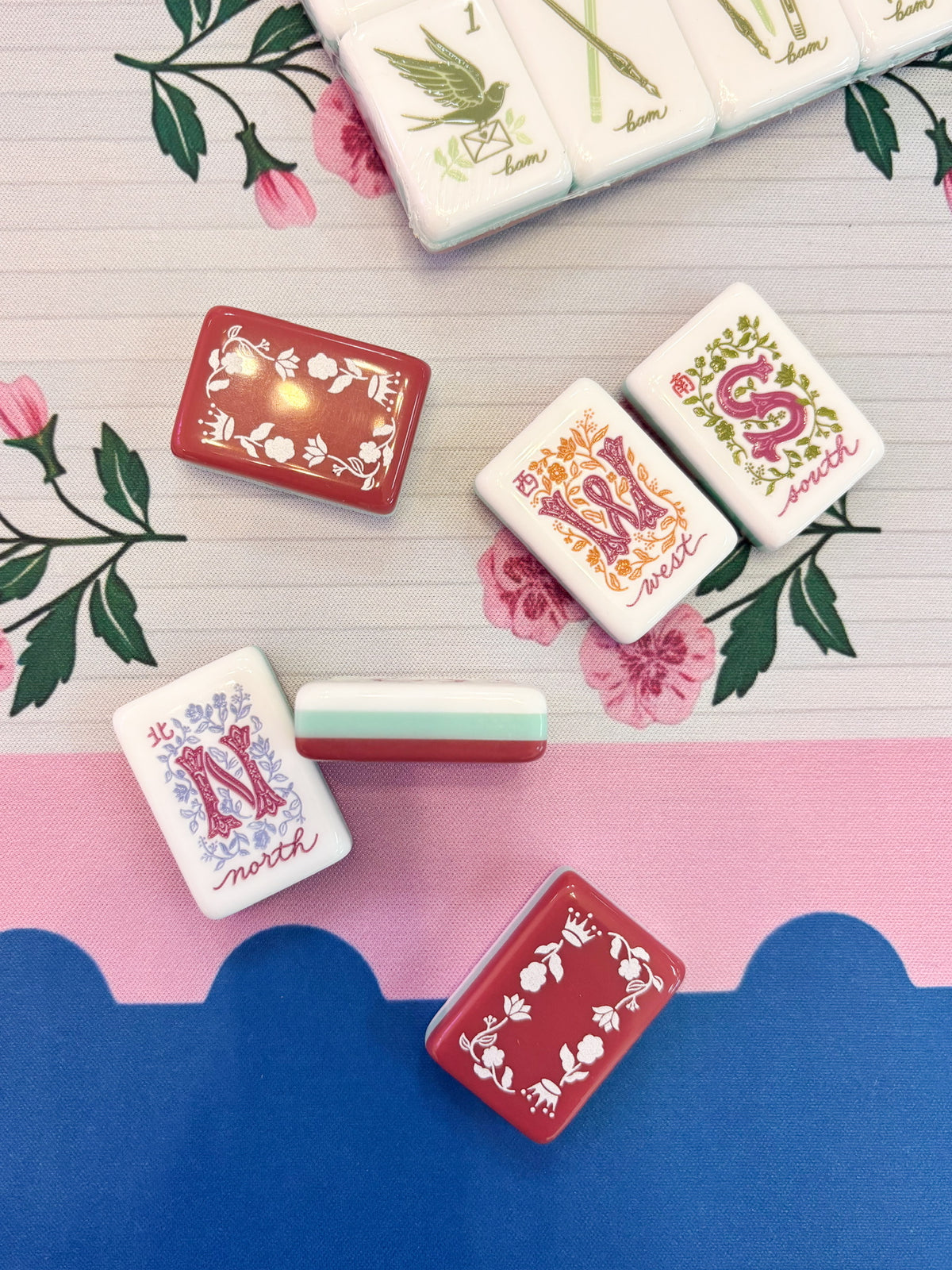 Violet Hour Mahjong Tile Set