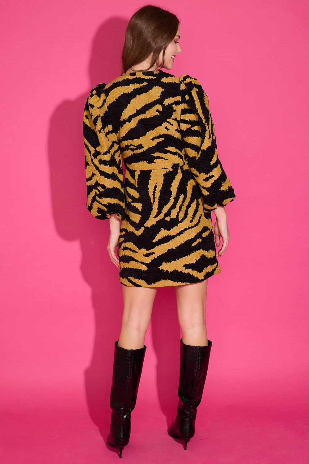 Athena Dress Noir Cat