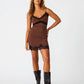 Laurine Lace Trim Dress