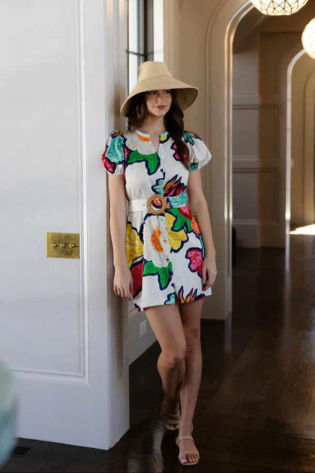 Blakely Dress Cloud Bouquet