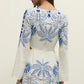 ZS Tahina Palm Mini Dress