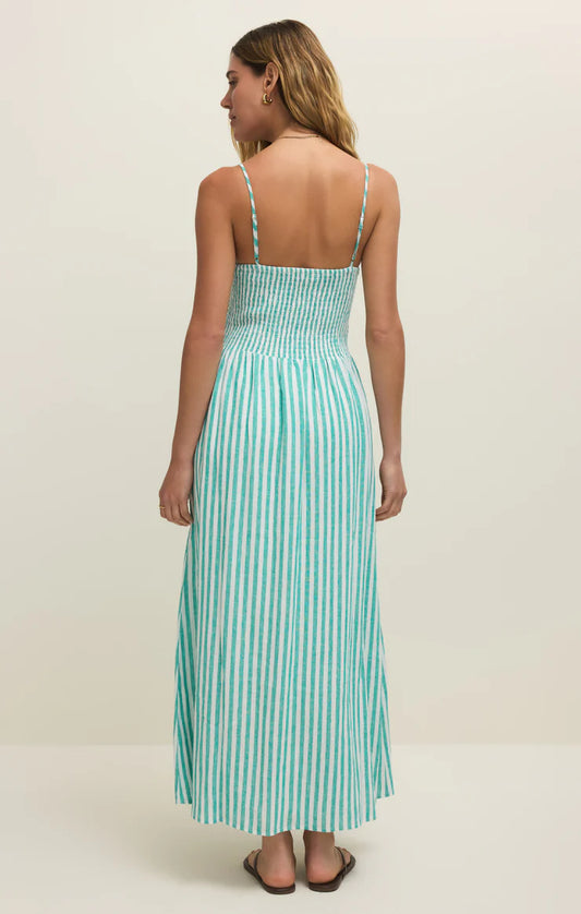 ZS Bayside Striped Midi Dress