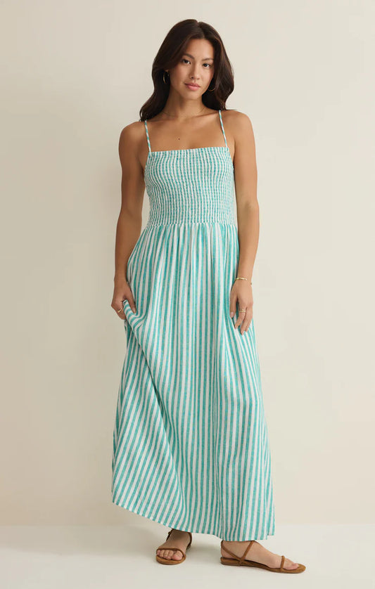 ZS Bayside Striped Midi Dress