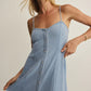 ZS Angel Eyes Chambray Midi Dress