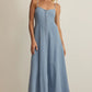 ZS Angel Eyes Chambray Midi Dress