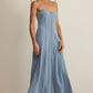 ZS Angel Eyes Chambray Midi Dress