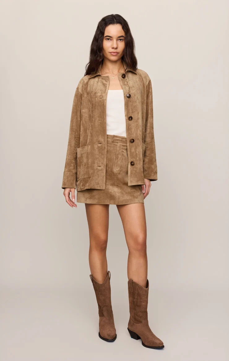 ZS Perri Suede Mini Skirt