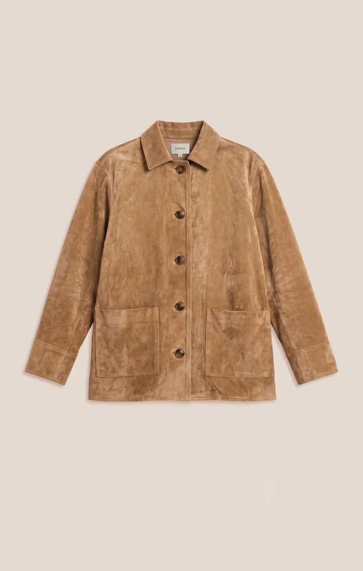 ZS Decker Suede Chore Coat