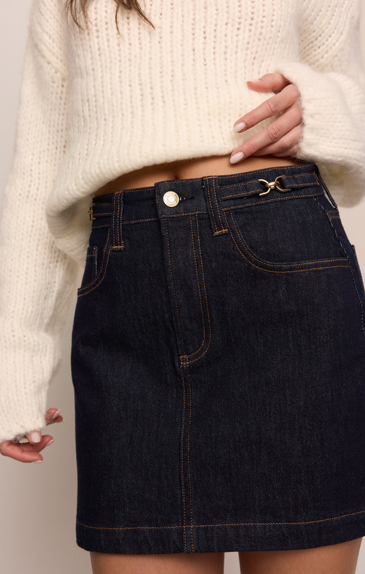 Socialite Denim Skirt