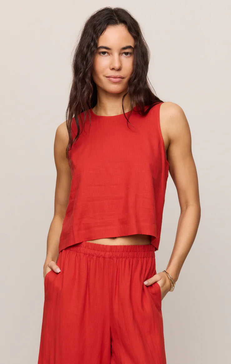 ZS Sloane Linen Top