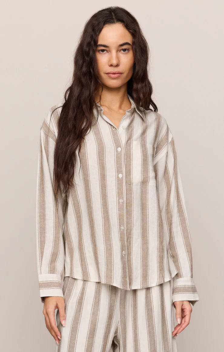 ZS The Perfect Striped Button Up
