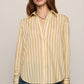ZS Golden Haven Stripe Button Up