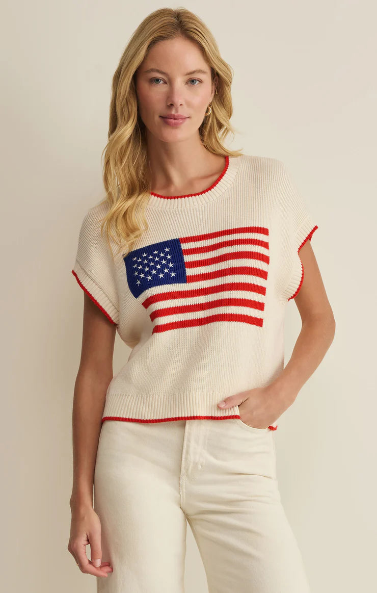 ZS Sleeveless Patriot Sweater
