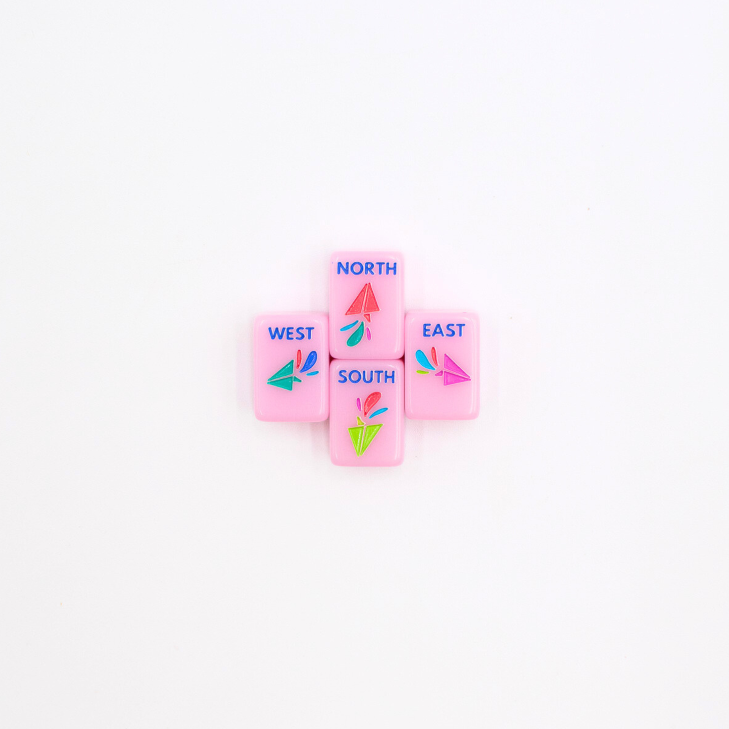 Mini Travel Mahjong Set Pink