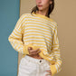 Blush Stripe Crewneck Sweater