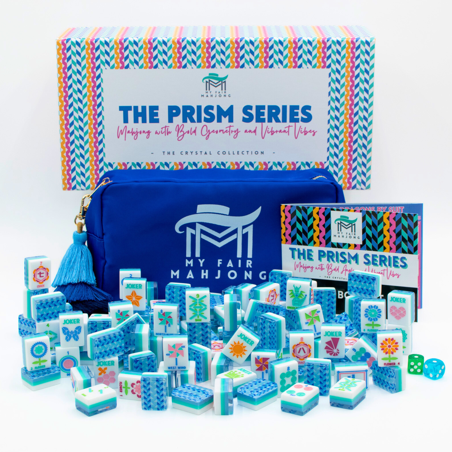 Crystal Prism Blue Tile Set