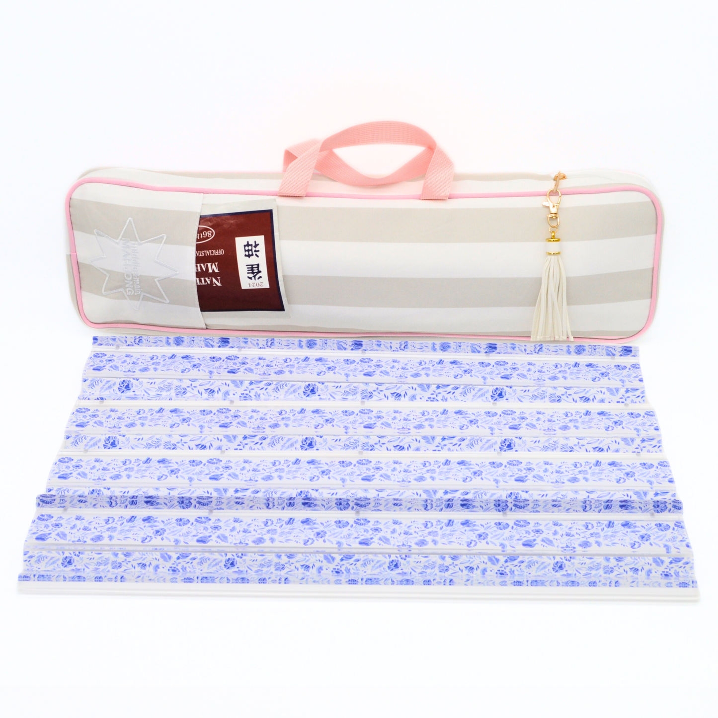 Traveling Tiles Mahjong Rack Bag-Grounded Grey