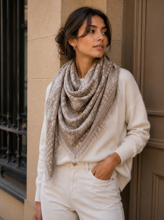 Paisley Triangle Scarf