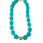 Jennifer Chunky Beaded Necklace- Turquoise