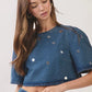 Disco Darling Denim Top