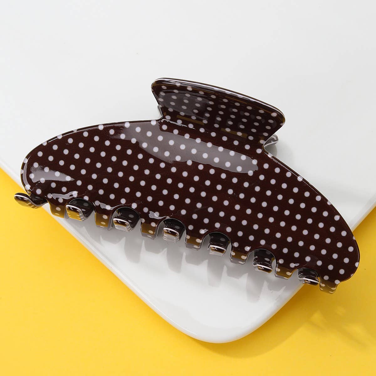 Mini Polka Dot Hair Claw Clip