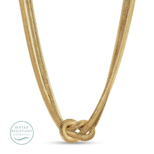 Flex Knot Snake Chain Necklace