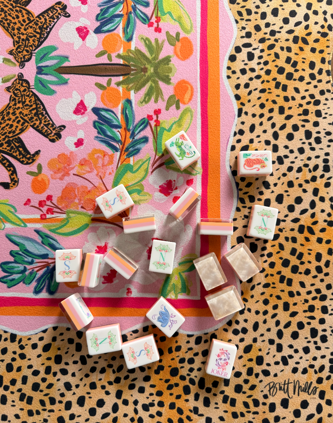 Britt Mills Mahjong Mat