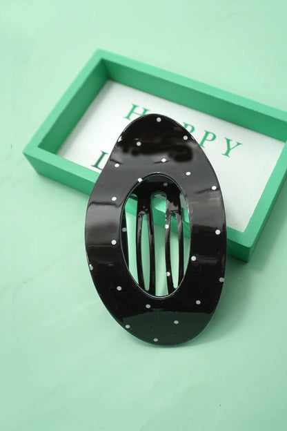 Jumbo Lay Flat Oval Hair Clip