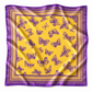 32" Butterflies Purple & Gold Gameday Bandana Scarf