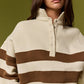 Lottie Stripe Rugby Pullover