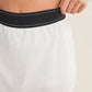 Waistband Contrast Skort