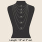 Stainless Steel Fish And Pearl Necklace