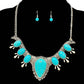 Antique Turquoise Necklace & Earring Set