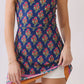 Floral Print Tie Shoulder Athletic Dress