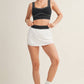 Waistband Contrast Skort