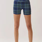 Fall Plaid Activewear Shorts