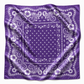 Purple & White Gameday Bandana Scarf