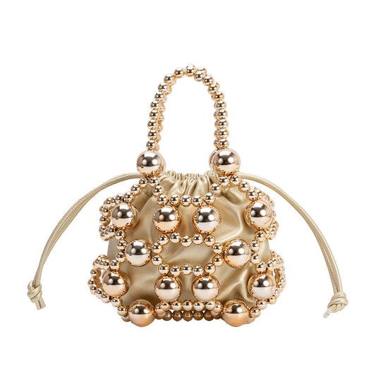 Bobby Gold Vegan Leather Bag