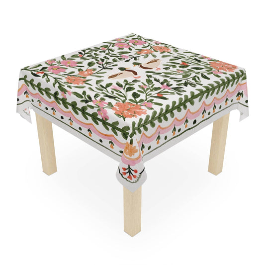 Walk in the Park Square Tablecloth