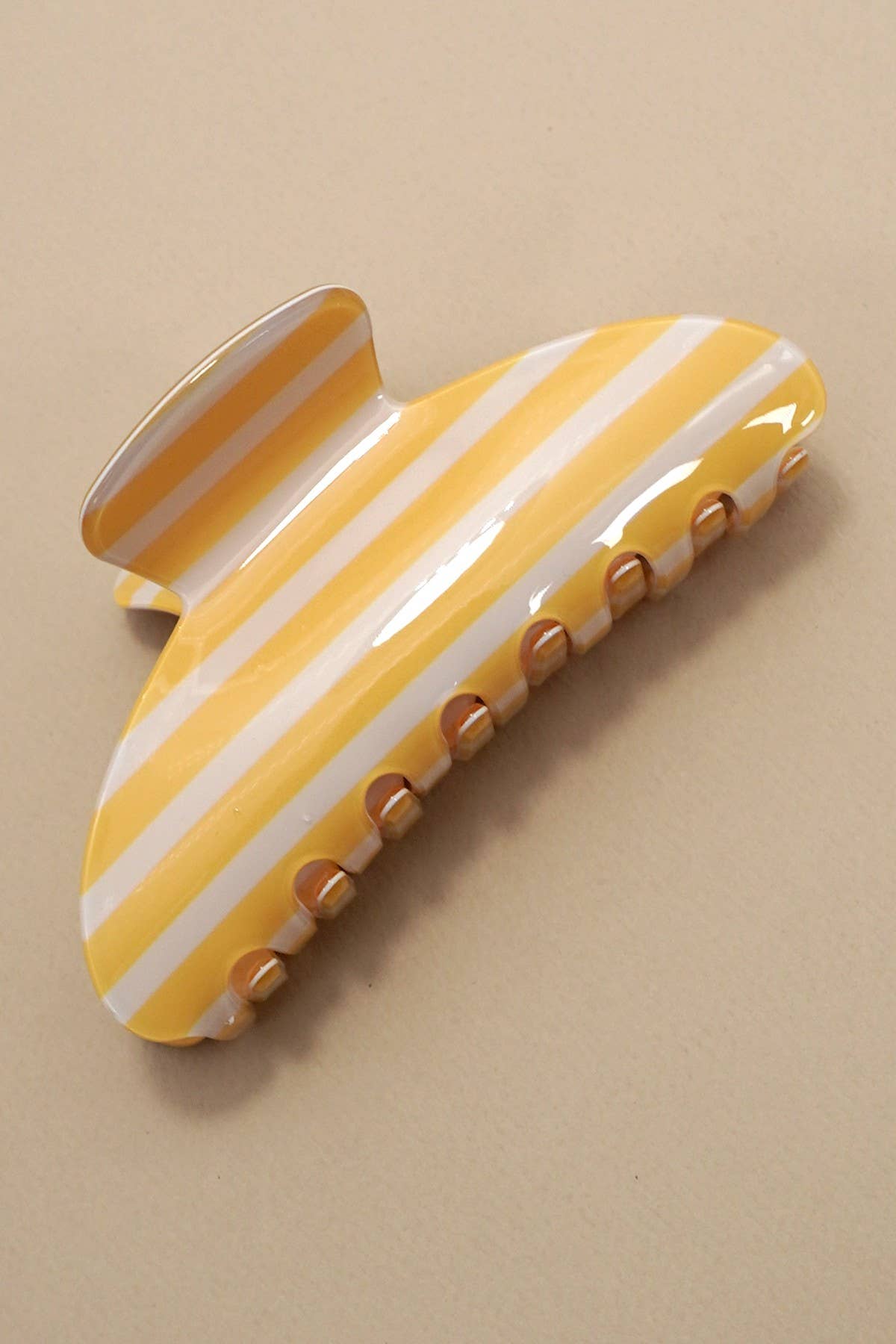 Jumbo Stripe Plaid Claw Clips