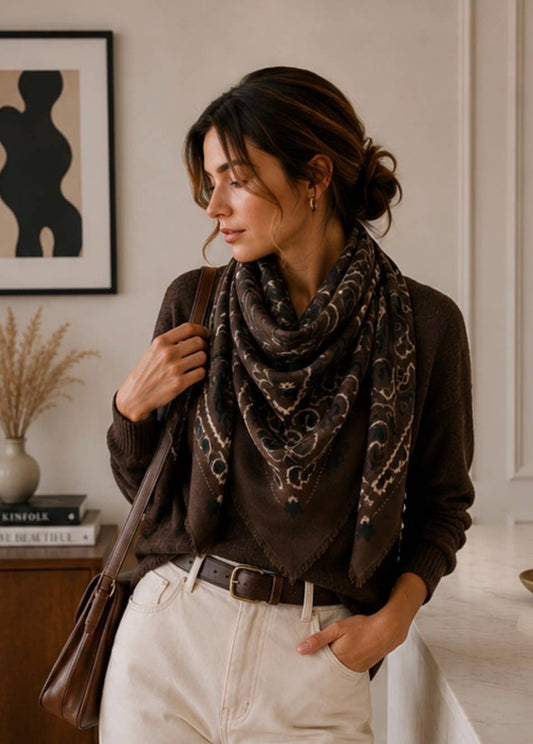 Large Woolen Square Bandana