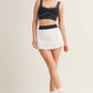 Waistband Contrast Skort