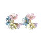 Princess Flower Hoop Earring - Pastel