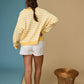 Blush Stripe Crewneck Sweater