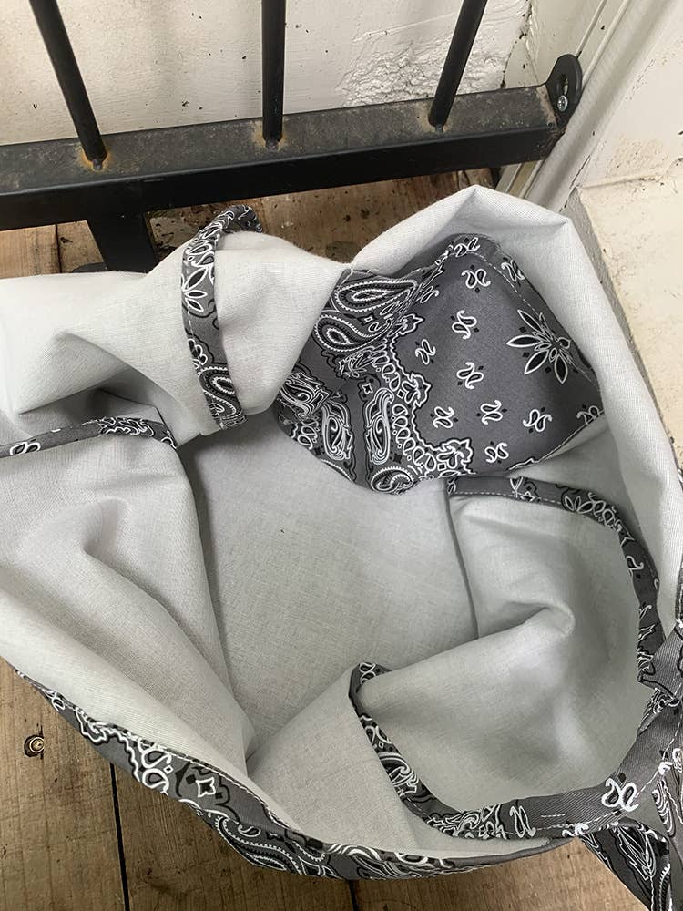 Paisley Shoulder Tote Bag
